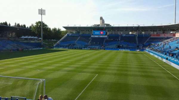 Stade Saputo, section: 130, row: O, seat: 15