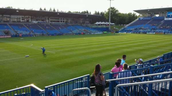 Stade Saputo, section: 127, row: J, seat: 5