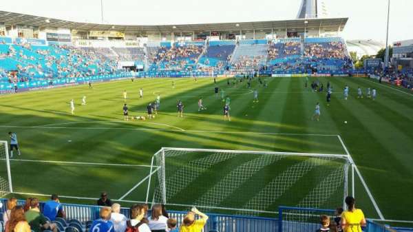 Stade Saputo, section: 113, row: N, seat: 4