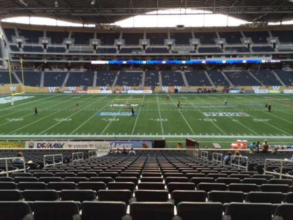 Princess Auto Stadium, section: 109, row: 27, seat: 6