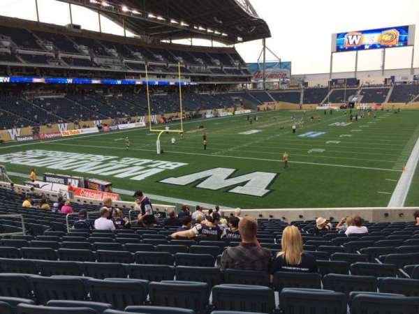Princess Auto Stadium, section: 116, row: 22, seat: 18