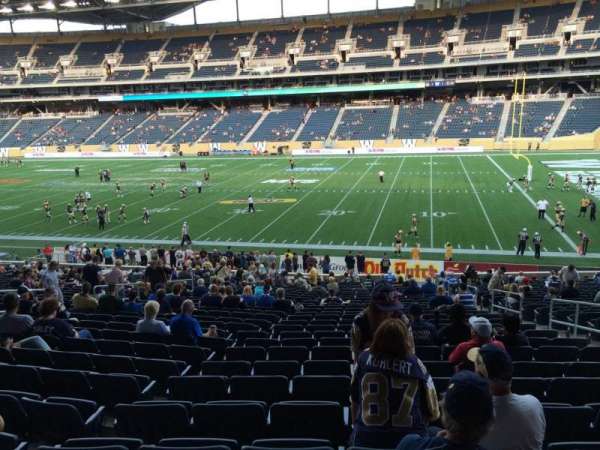 Princess Auto Stadium, section: 126, row: 28, seat: 7