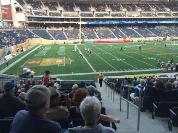 Princess Auto Stadium, section: 135, row: 23, seat: 1