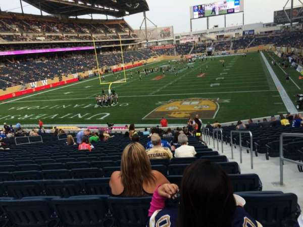 Princess Auto Stadium, section: 139, row: 26, seat: 2