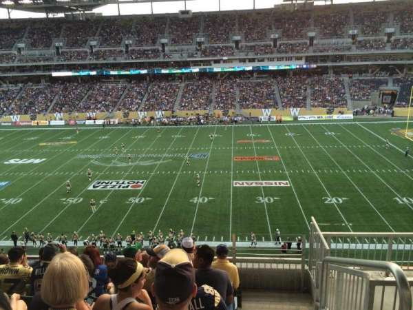 Princess Auto Stadium, section: 207, row: 6, seat: 1