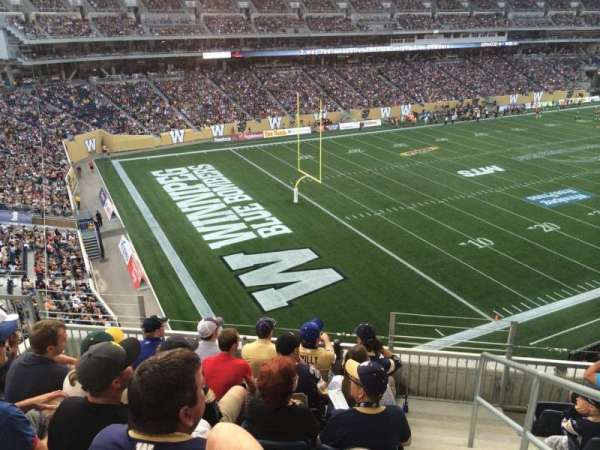 Princess Auto Stadium, section: 215, row: 14, seat: 1