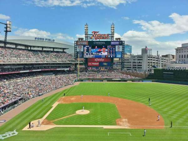 Comerica Park, section: 322, row: A, seat: 6