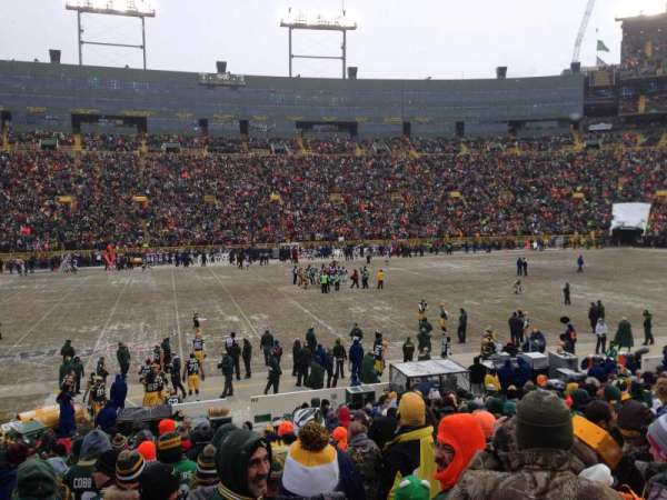 Lambeau Field, section: 118, row: 23, seat: 17