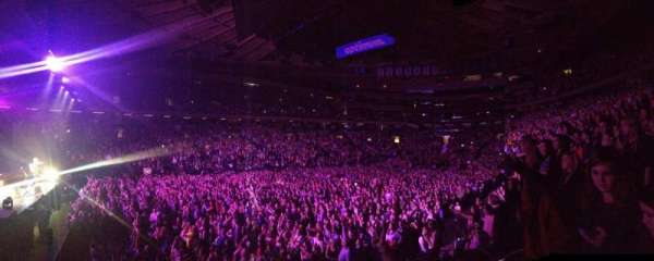 Madison Square Garden, section: 116, row: 20, seat: 16