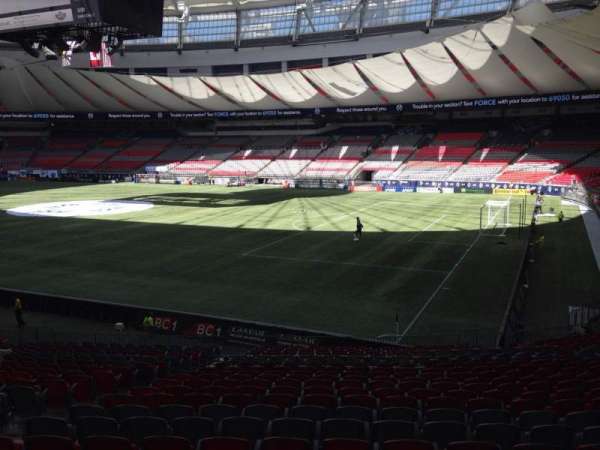 BC Place, section: 234, row: CC, seat: 5