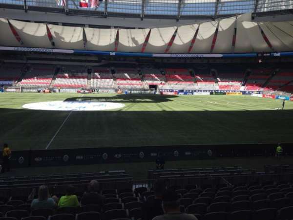 BC Place, section: 341, row: L, seat: 9