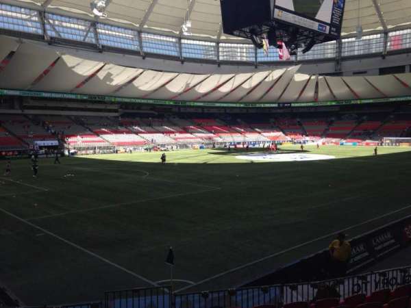 BC Place, section: 248, row: J, seat: 1