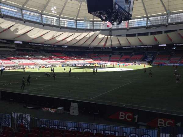 BC Place, section: 251, row: F, seat: 102