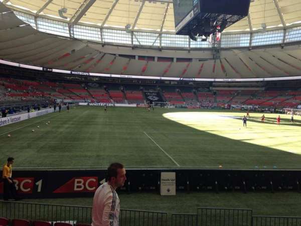 BC Place, section: 231, row: E, seat: 102