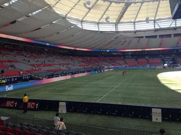 BC Place, section: 229, row: F, seat: 1