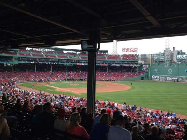 Fenway Park, section: Grandstand 8, row: 12, seat: 26