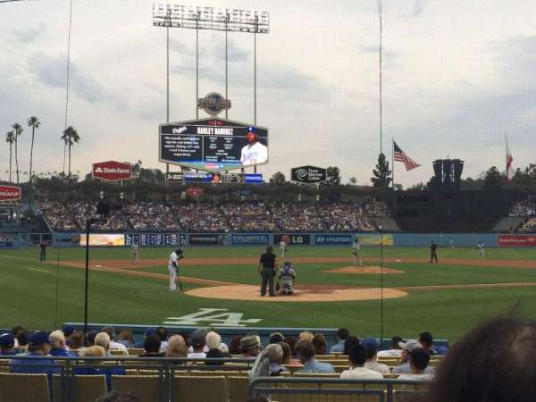 Dodger Stadium, section: 4FD, row: E, seat: 3