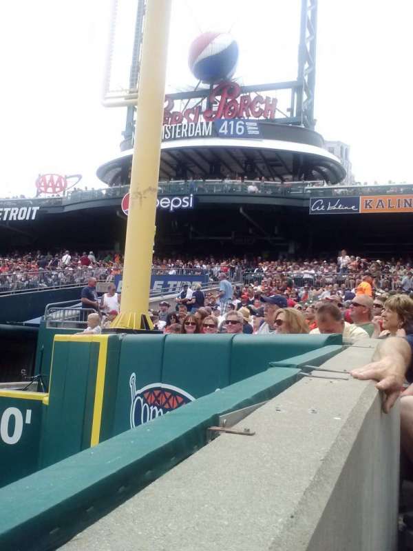 Comerica Park, section: 112, row: 15, seat: 19