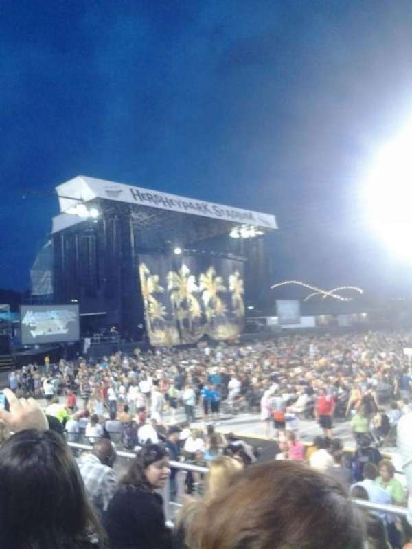 Hershey Park Stadium, section: 6, row: EE, seat: 9