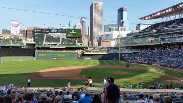 Target Field, section: 120, row: 13, seat: 1