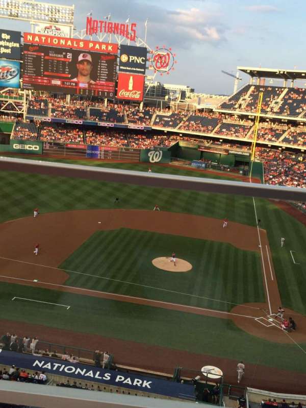 Nationals Park, section: 309, row: A, seat: 1