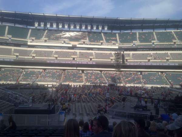 Lincoln Financial Field, section: 101, row: 13, seat: 11