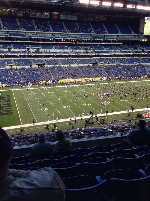 Lucas Oil Stadium, section: 444, row: 6, seat: 17