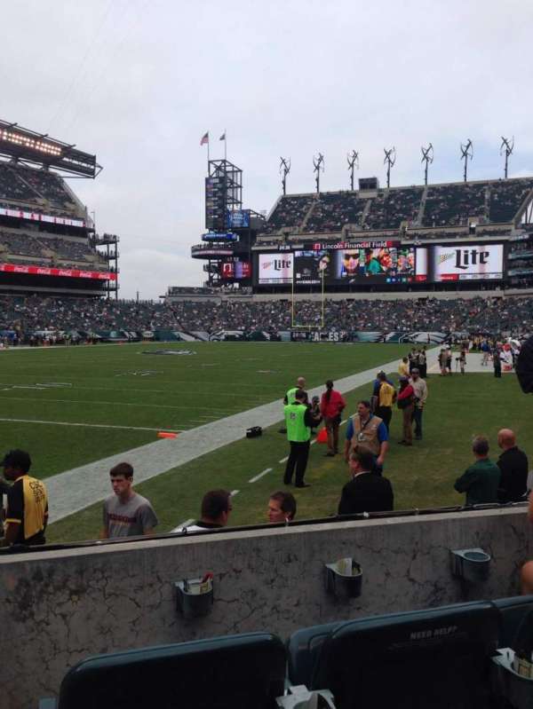 Lincoln Financial Field, section: 114, row: 3, seat: 6
