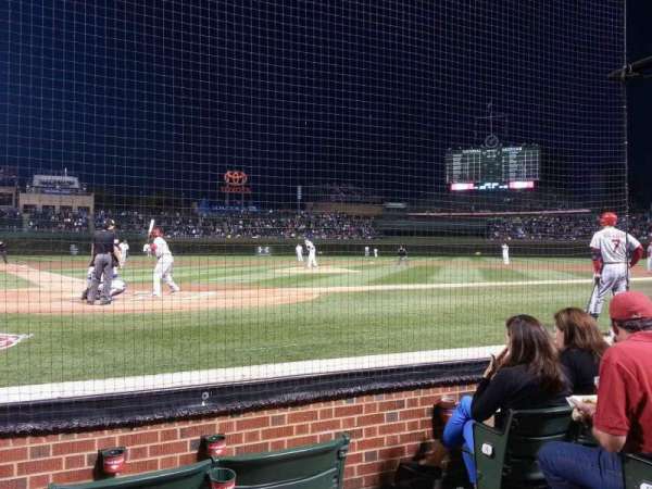 Wrigley Field, section: AA19, row: D, seat: 16