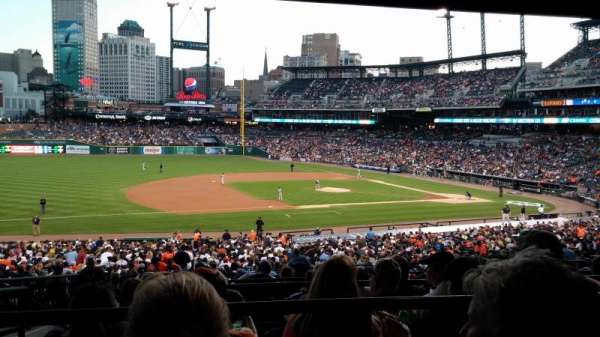 Comerica Park, section: 136A, row: H, seat: 7