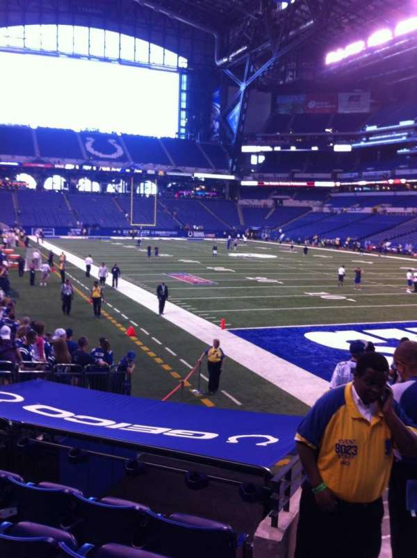 Lucas Oil Stadium, section: 132, row: 12, seat: 4