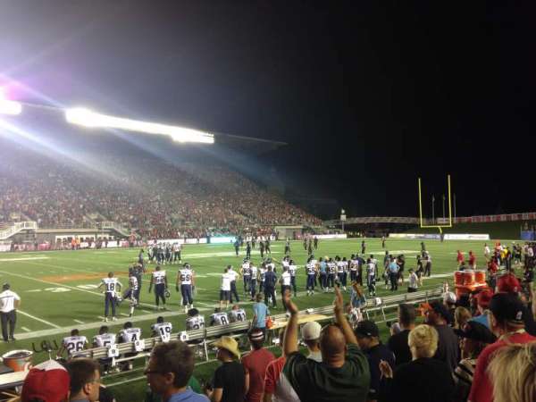 TD Place Stadium, section: V, row: 7, seat: 3