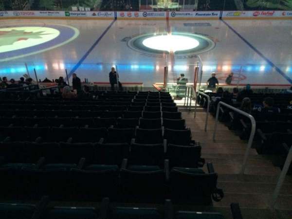 Canada Life Centre, section: 119, row: 16, seat: 1