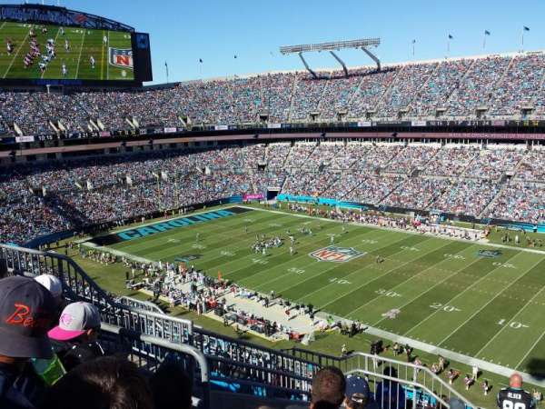 Bank of America Stadium, section: 537, row: 7, seat: 12