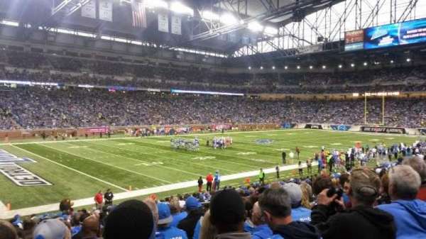 Ford Field, section: 101, row: 21, seat: 11