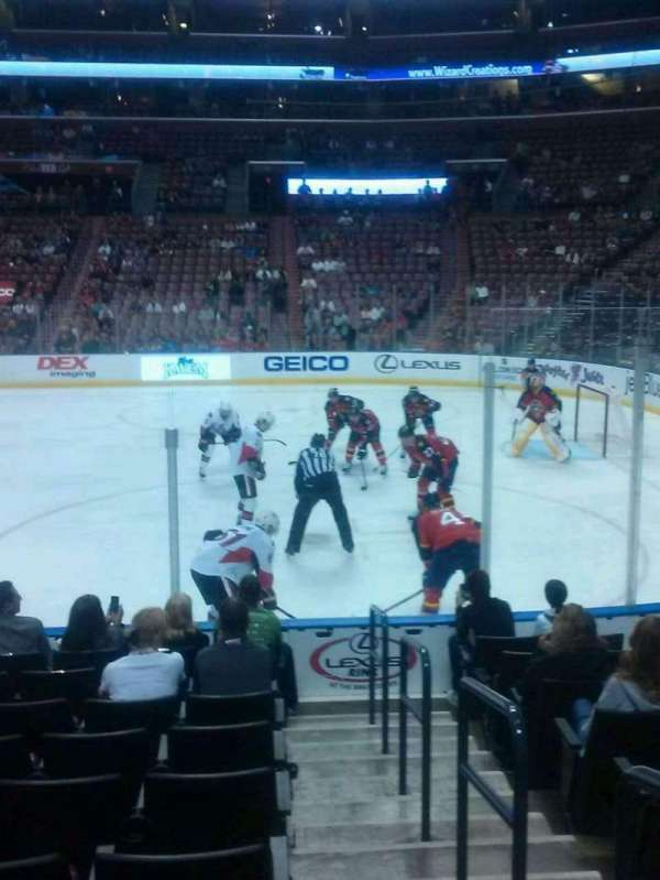 Amerant Bank Arena, section: 116, row: 10, seat: 1