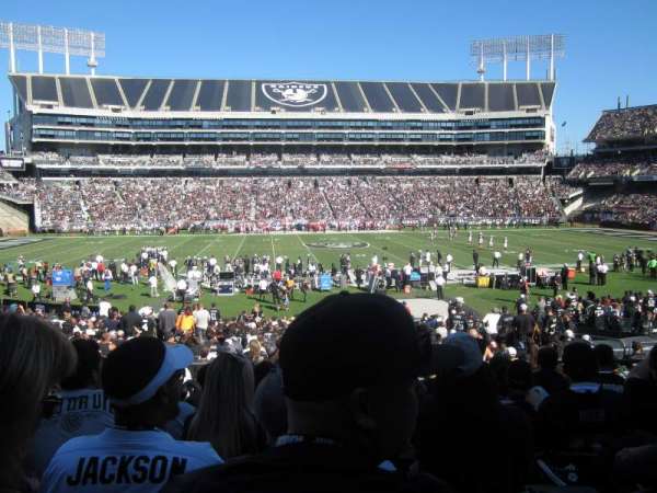 Oakland Coliseum, section: 118, row: 28, seat: 12