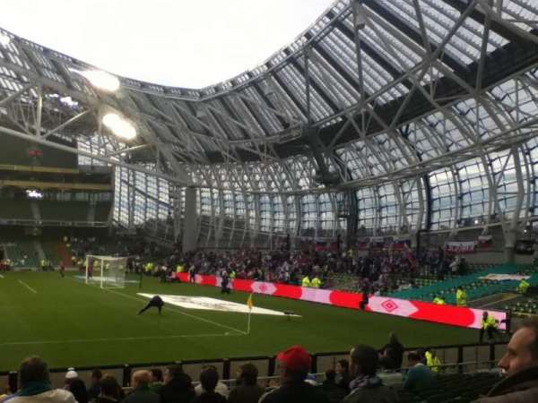 Aviva Stadium, section: 102, row: R