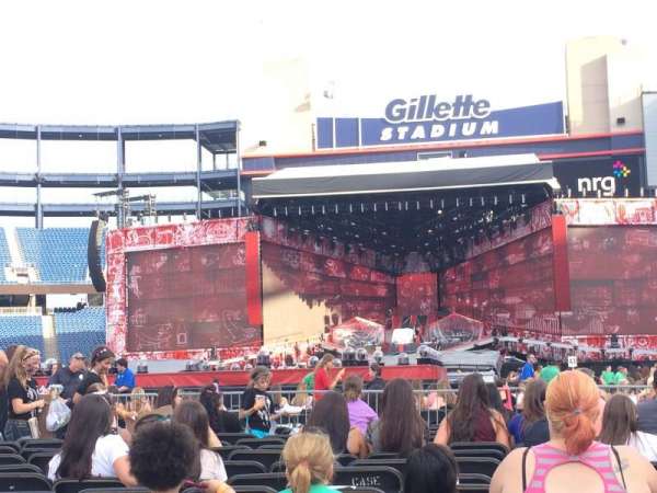 Gillette Stadium, section: Floor c3, row: 15, seat: 10