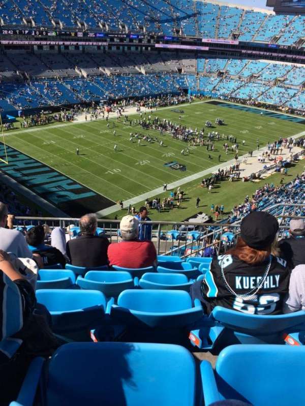 Bank Of America Stadium, section: 522, row: 6, seat: 10