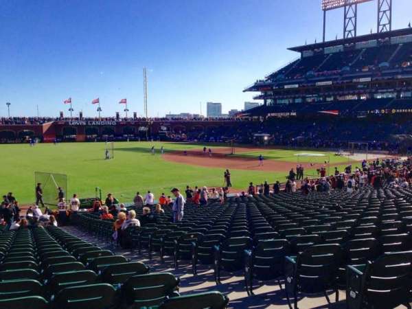 Oracle Park, section: 130, row: 30, seat: 3