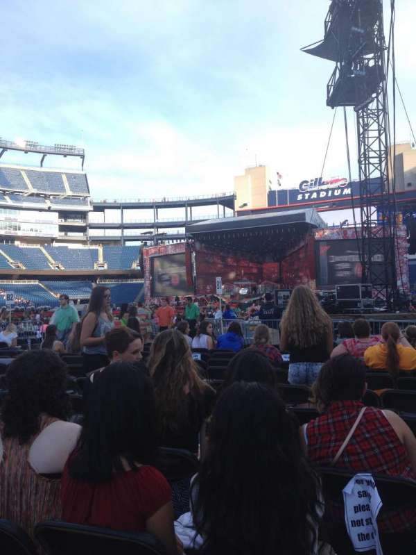 Gillette Stadium, section: Floor C1, row: 11, seat: 4