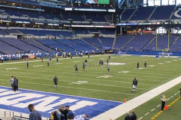 Lucas Oil Stadium, section: 121, row: 17, seat: 24 and 25