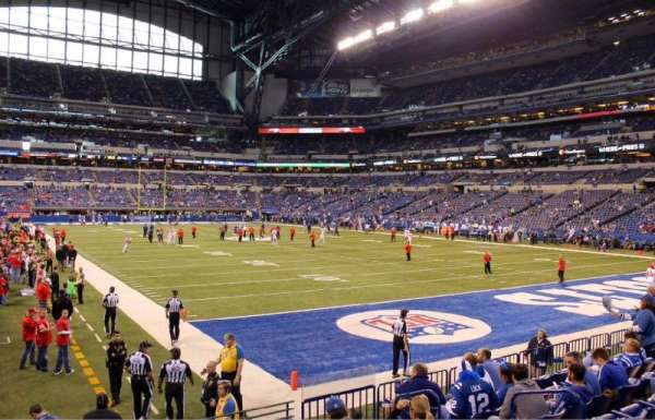 Lucas Oil Stadium, section: 103, row: 10, seat: 7 and 8 on