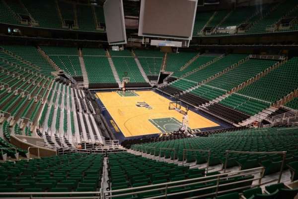 Delta Center, section: 3, row: 25, seat: 12