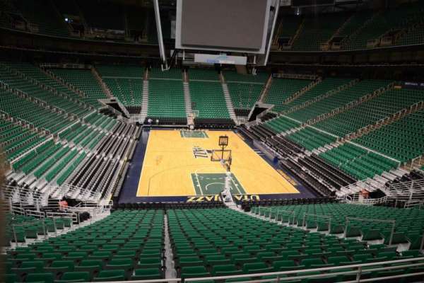 Delta Center, section: 13, row: 10, seat: 9