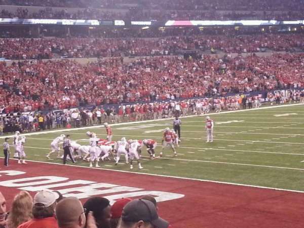 Lucas Oil Stadium, section: 121, row: 9, seat: 17