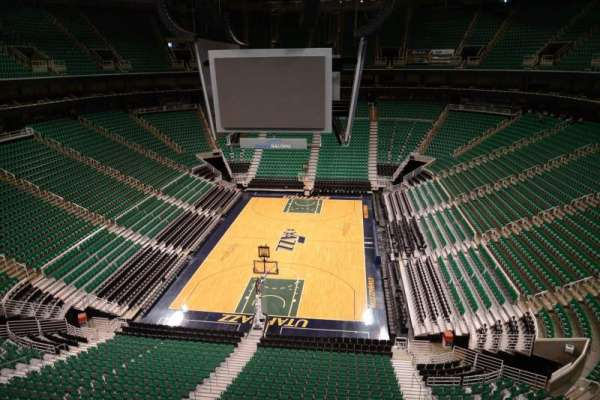 Delta Center, section: 121, row: 1