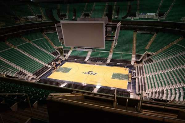 Delta Center, section: 130, row: 10
