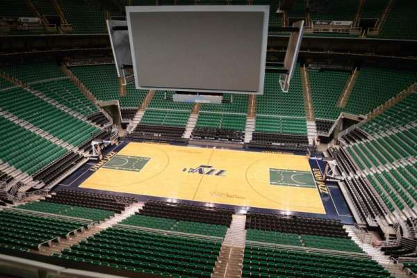 Delta Center, section: 131, row: 1